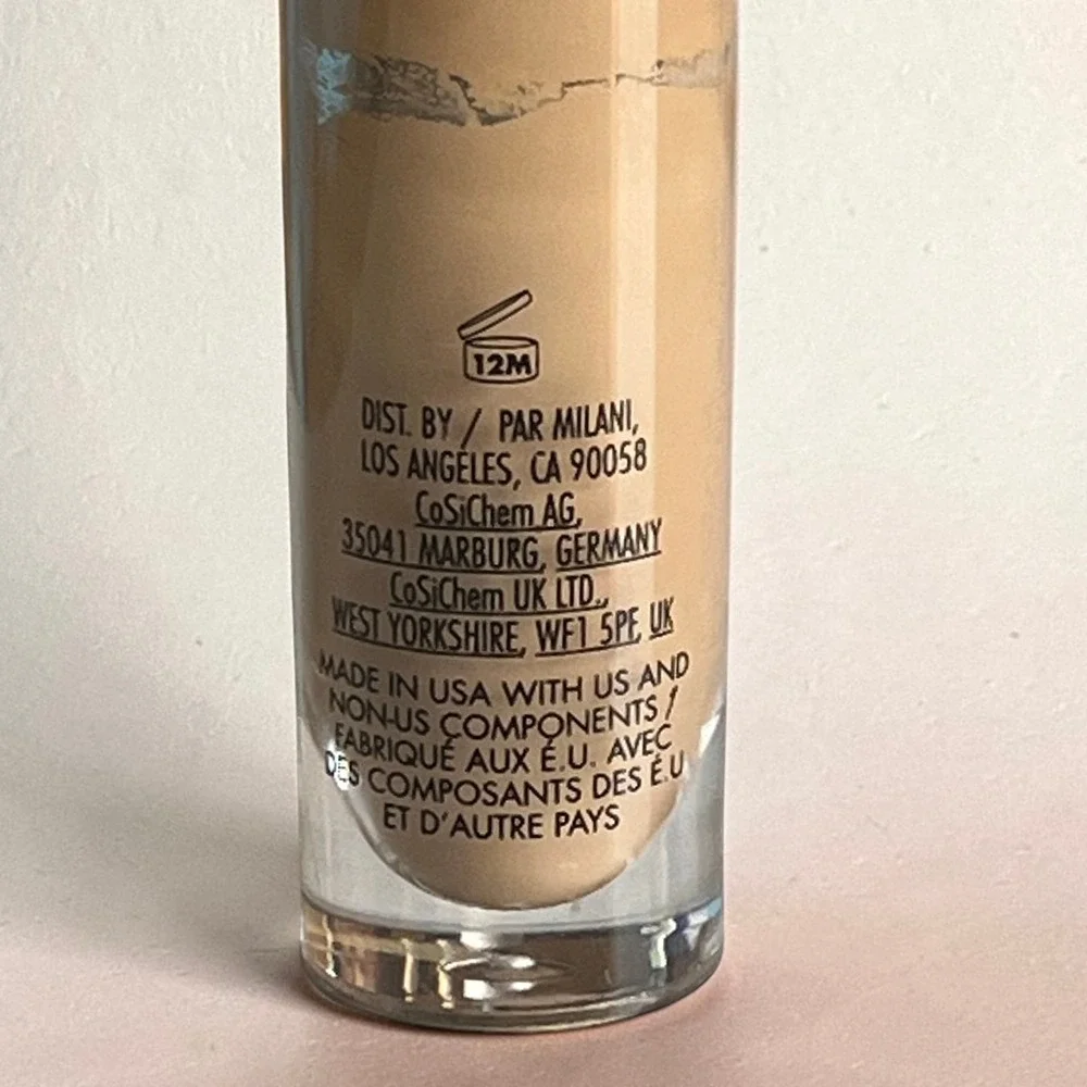 Milani Conceal + Perfect Longwear Concealer 12 hours 145 Warm Beige Matte